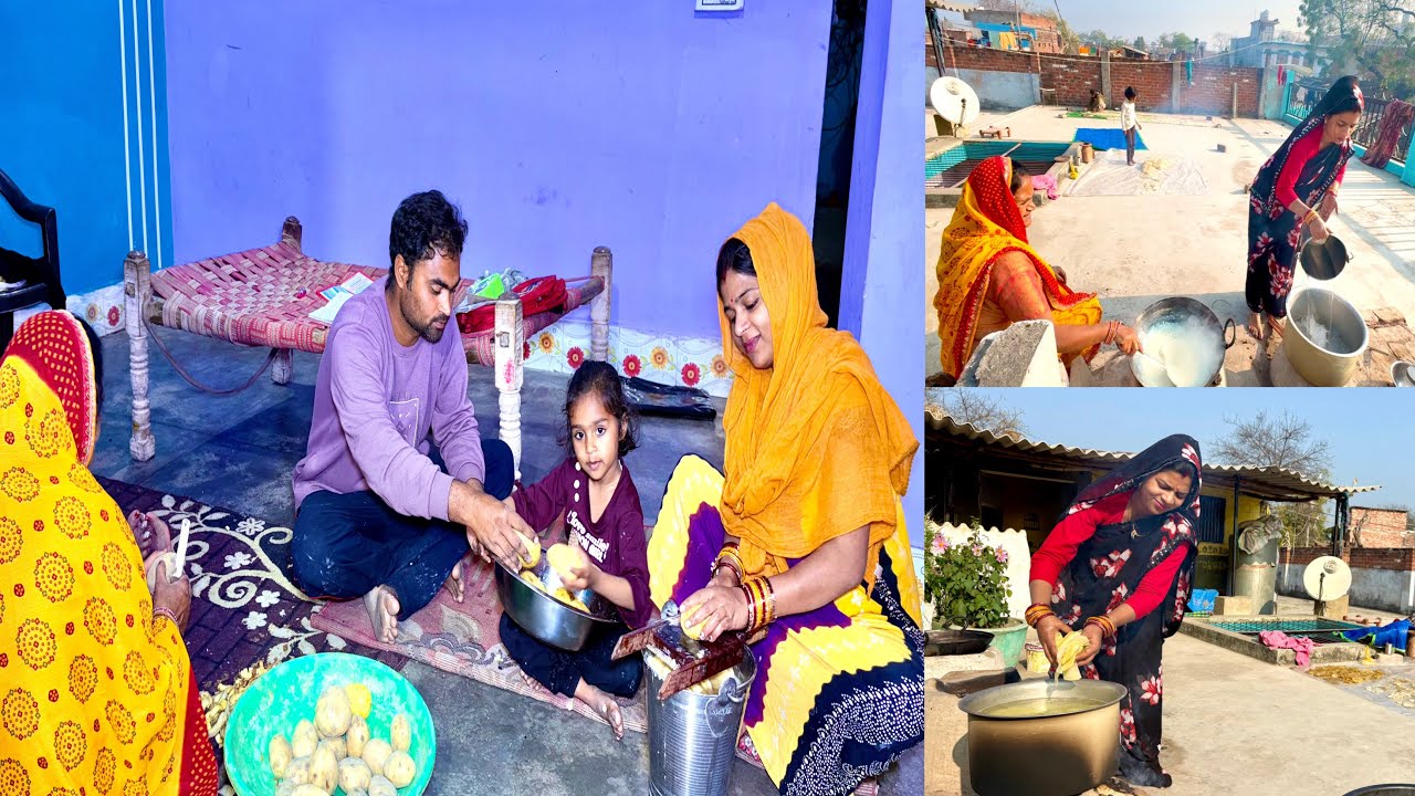 🌚रात से ही तैयारी शुरू कर दी🎊/प्रेगनेंसी में कैसे निपटाती हूं घर🏠के साथ त्यौहार कि जिम्मेदारी#chips 
