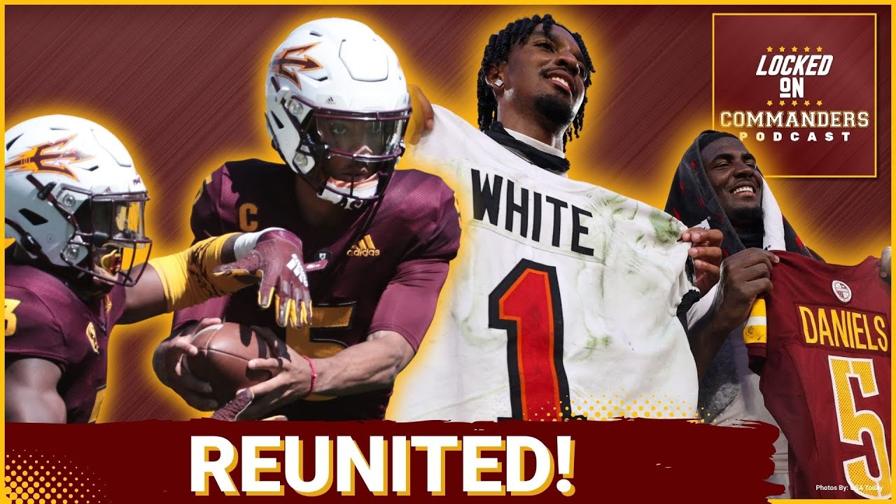 REUNITED: Commanders Jayden Daniels And Rachaad White IGNITE Optimism Following The Signing