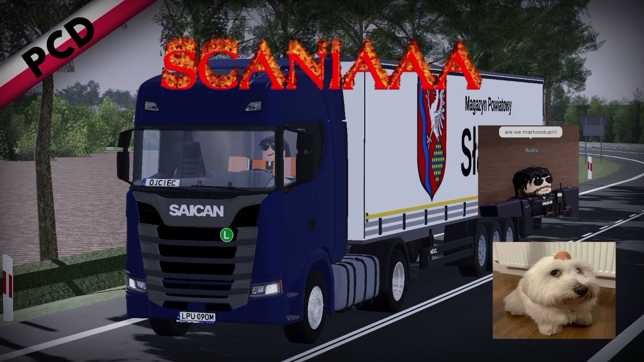 Mixtape do Oporowego Dostarczania Ładunków Scanią po powiecie sławieńskim