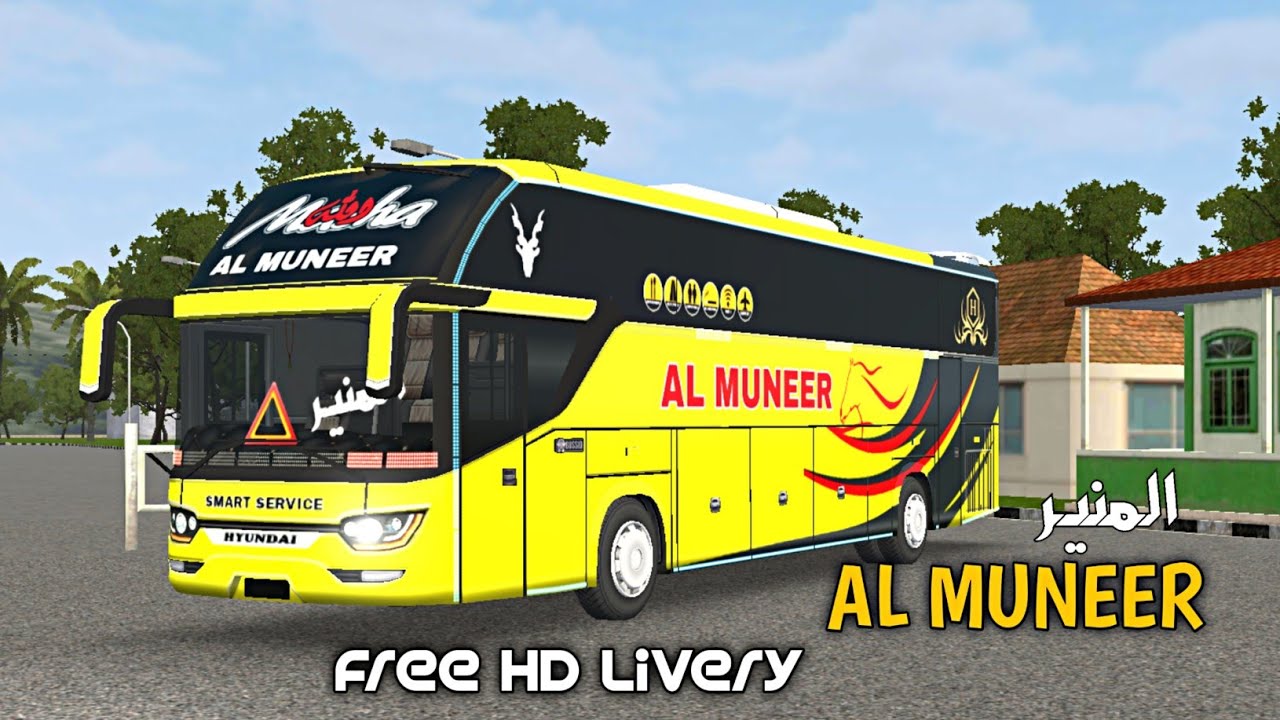 Al Muneer Free HD Livery | Quetta Buses Al Muneer Bus Livery |