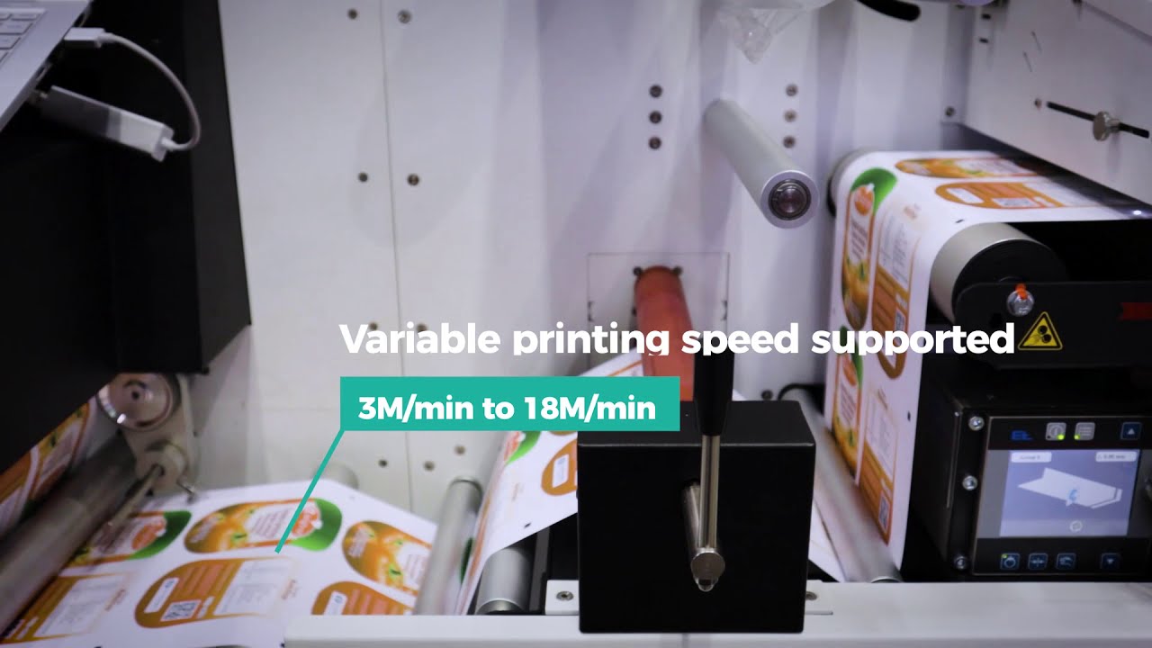 Inline digital label press Technical Overview - any-JET II