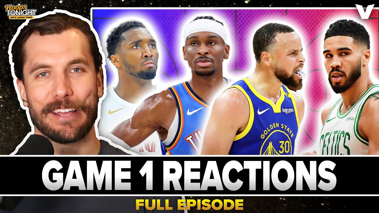 GAME 1 REACTIONS: Steph's Warriors beat Rockets + Cavaliers-Heat, Celtics-Magic, Thunder-Grizzlies