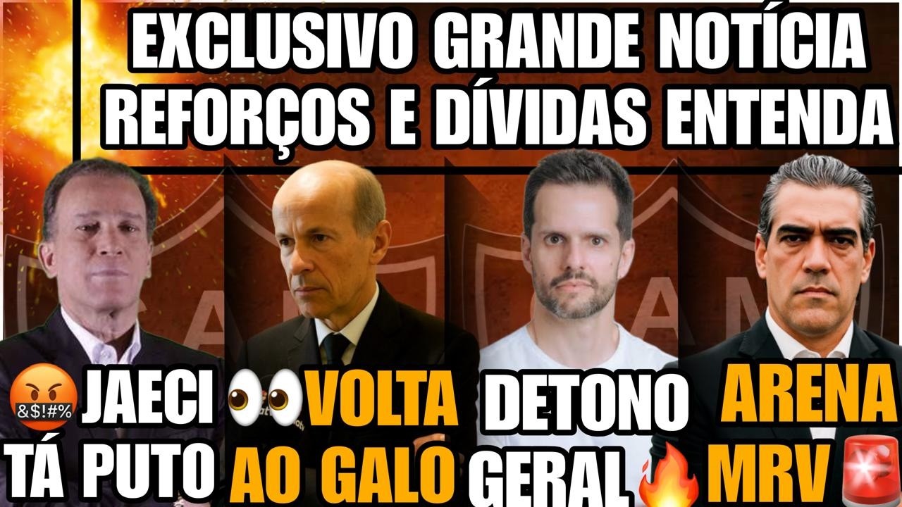 🌟EXCLUSIVO TR&Ecirc;S REFOR&Ccedil;OS E DIVIDAS🤬JAECI PUT0⏳VOLTA AO GALO🔥DETONOU GERAL🏟️ARENA MRV