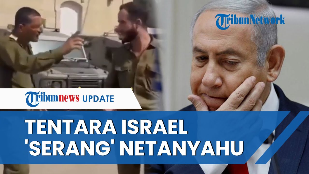 Tentara Israel FRUSTASI Perang, Kini 'Serang' PM Netanyahu saat Berkunjung ke Pangkalan Militer