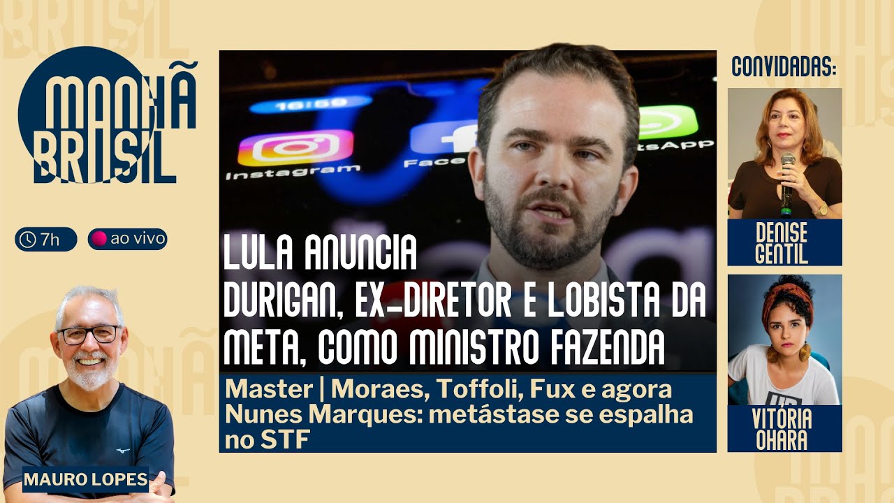 COMEÇA A DELAÇÃO DE VORCARO | Durigan, ex-diretor e lobista da Meta, vira ministro da Fazenda |19.3