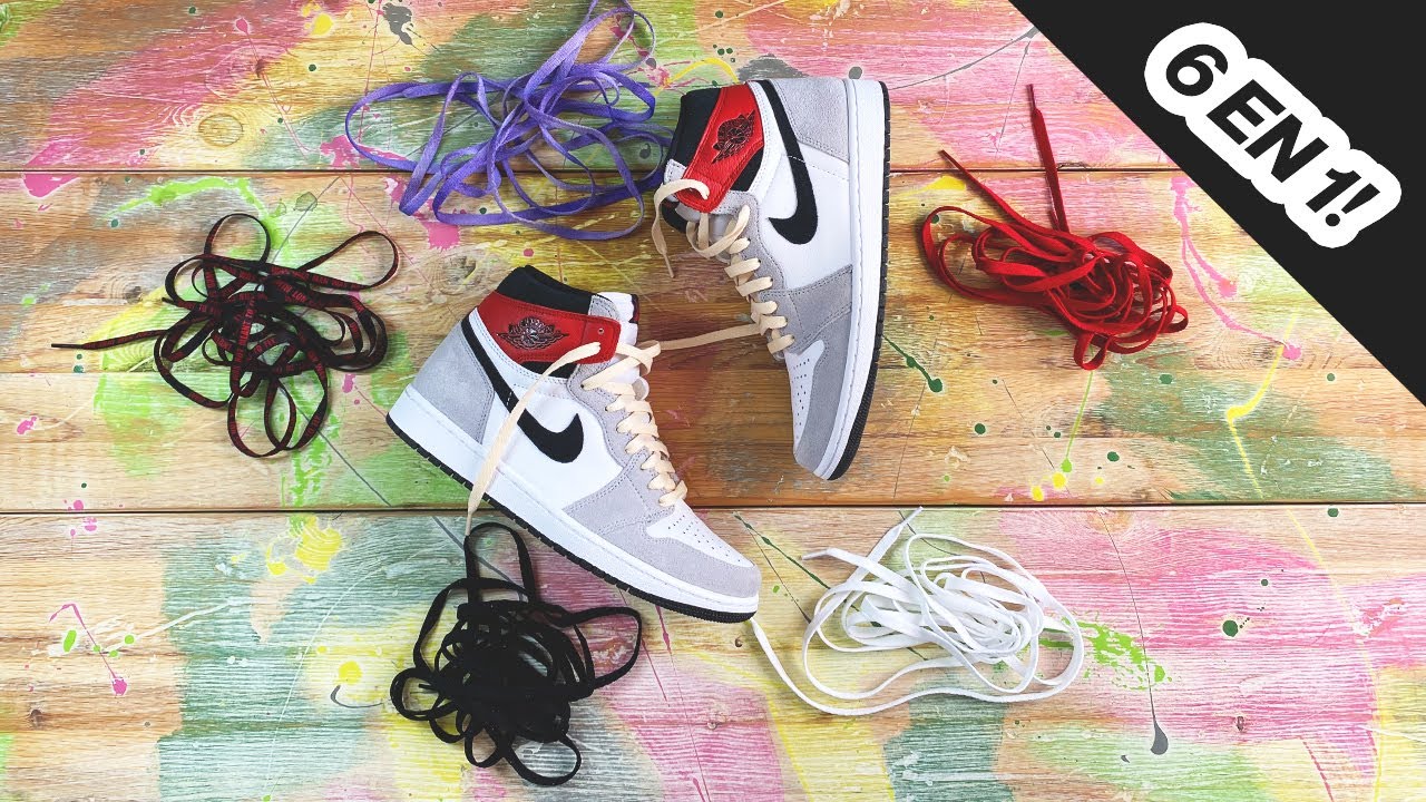 Air Jordan 1 Retro High Light Smoke Grey Lace Swap + Review / 6 looks para unas mismas AJ1!