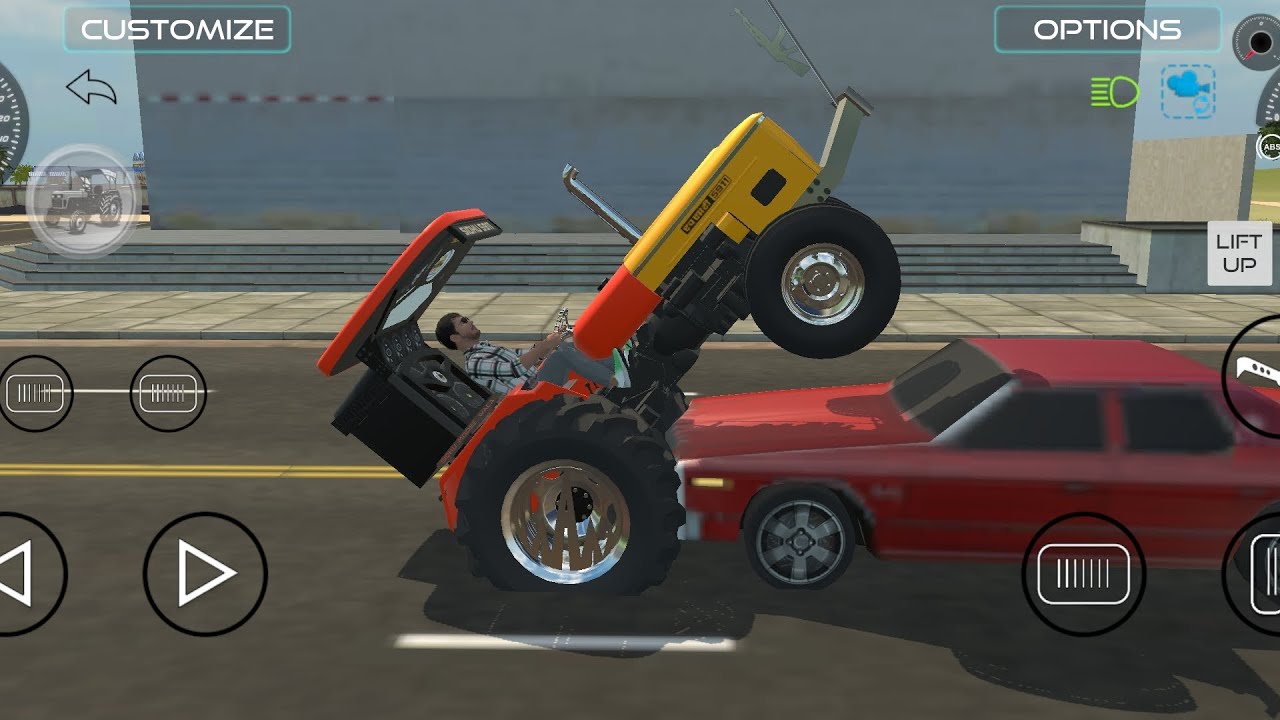 #gaming 🚜🌾Indian tractor wala game HTM 5911 tractor 🚜 racing gaming video tractor stand 🚜🌾