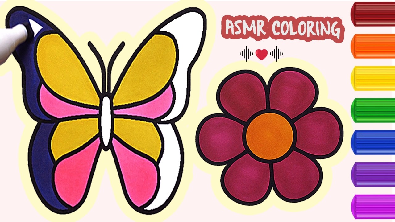 Draw & Color with Me | Relaxing ASMR Art Compilation