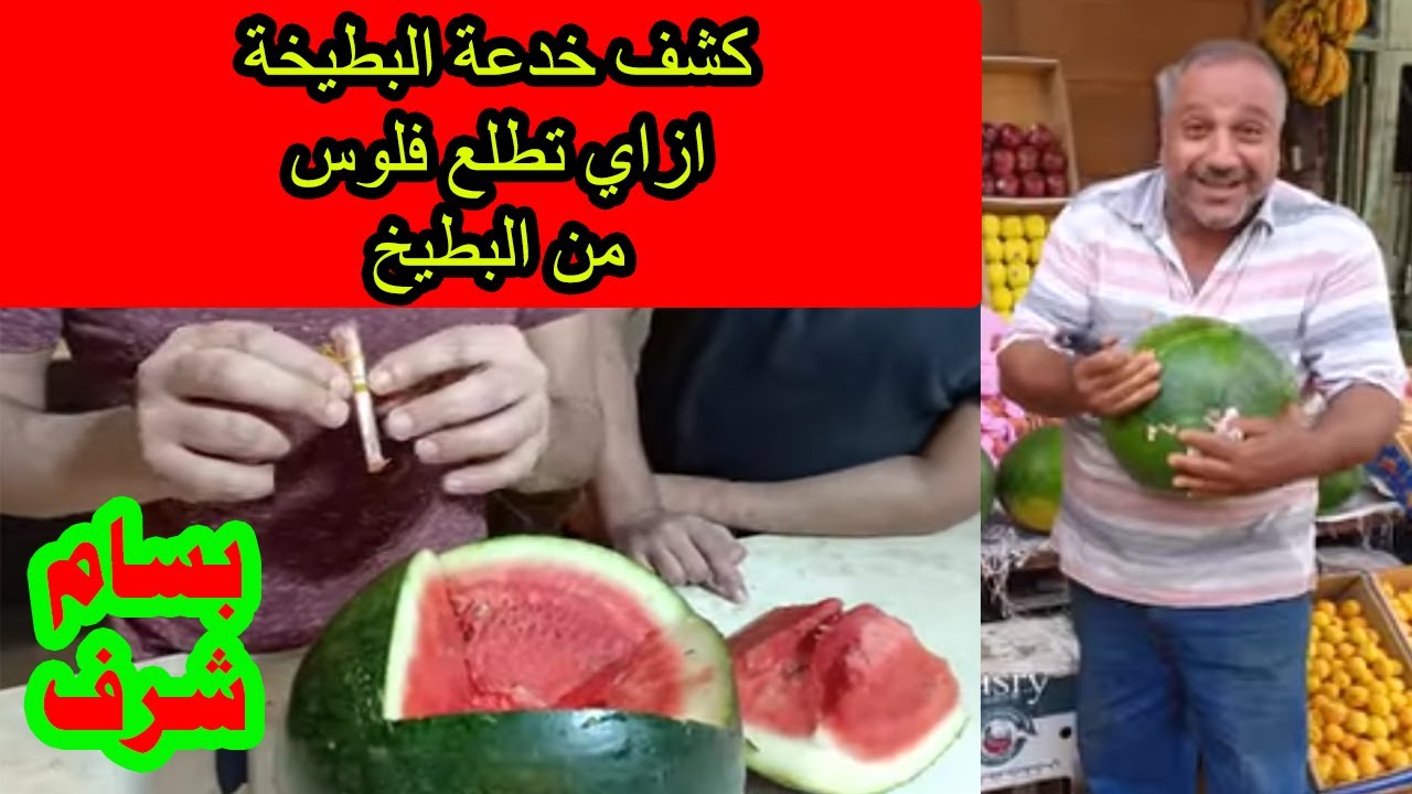 البطيخ طلع فلوس 🍉🍉 كشف خدعه البطيخه والفلوس 🍉🍉