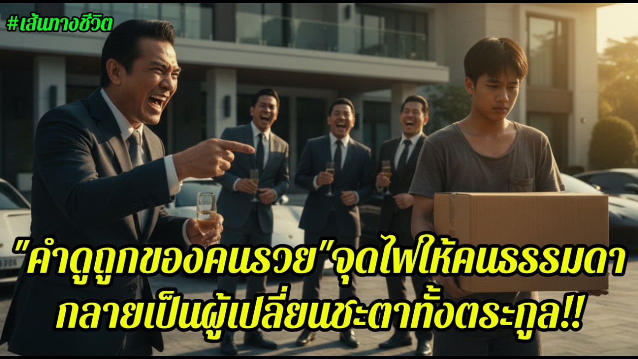 เรื่องเล่า : เด็กสู้ชีวิตลบคำดูถูกของคนรวย!! จุดไฟให้คนธรรมดากลายเป็นผู้เปลี่ยนชะตาทั้งตระกูล