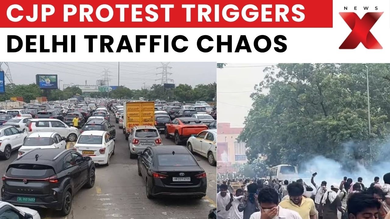 CJP Protest Update: Delhi Traffic Disrupted As Central Areas Face Gridlock | NewsX