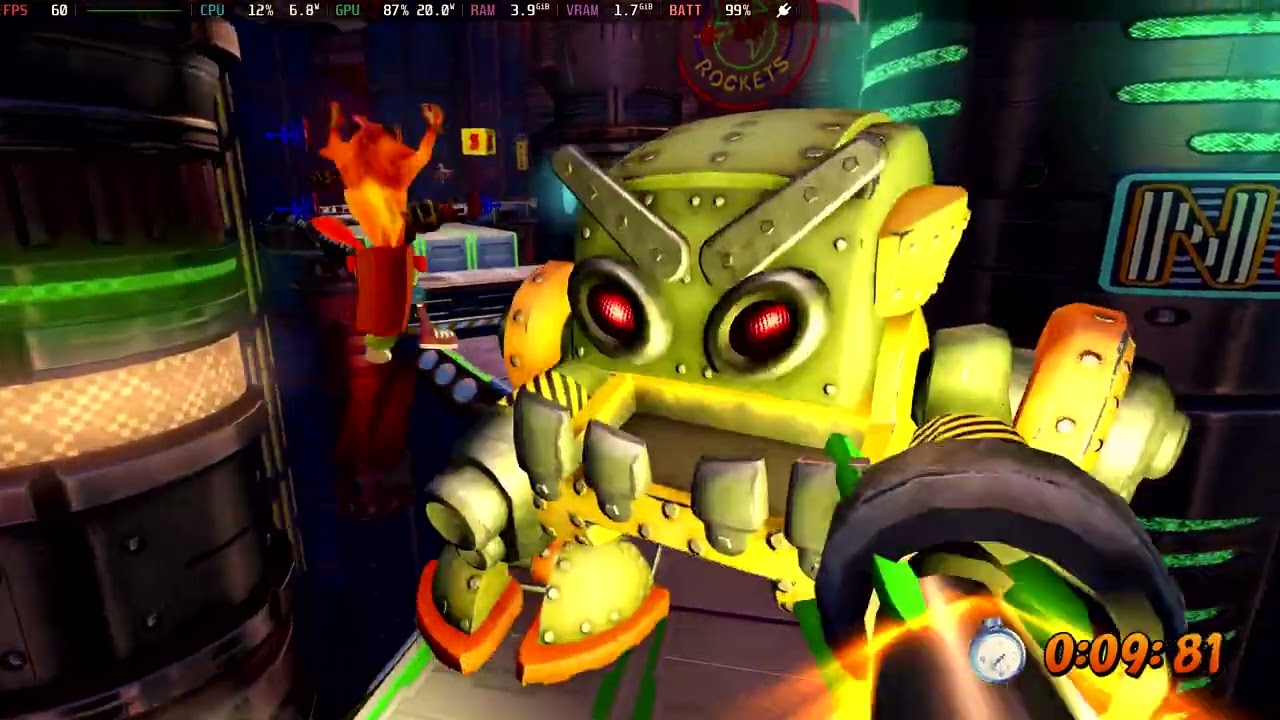 Crash 3 - Gone Tomorrow 55:10 - Beating TooneySA & WumpaLewis