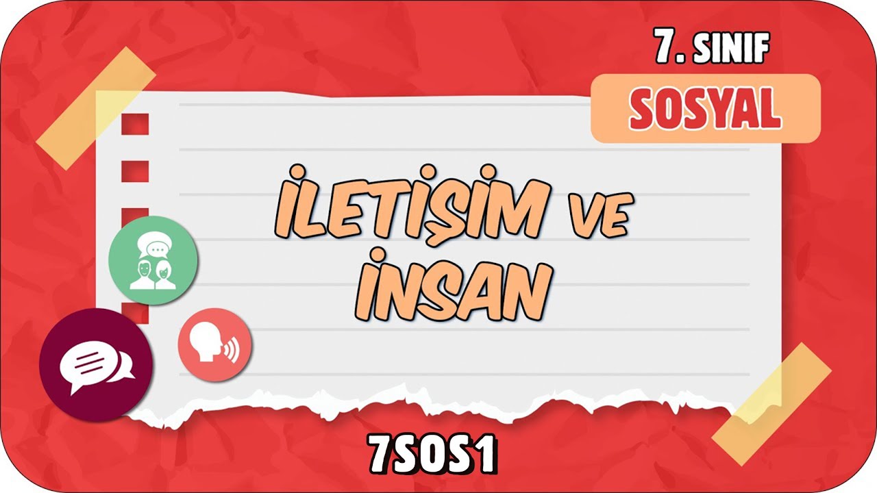 İletişim ve İnsan 📕 7. Sınıf Sosyal #2024