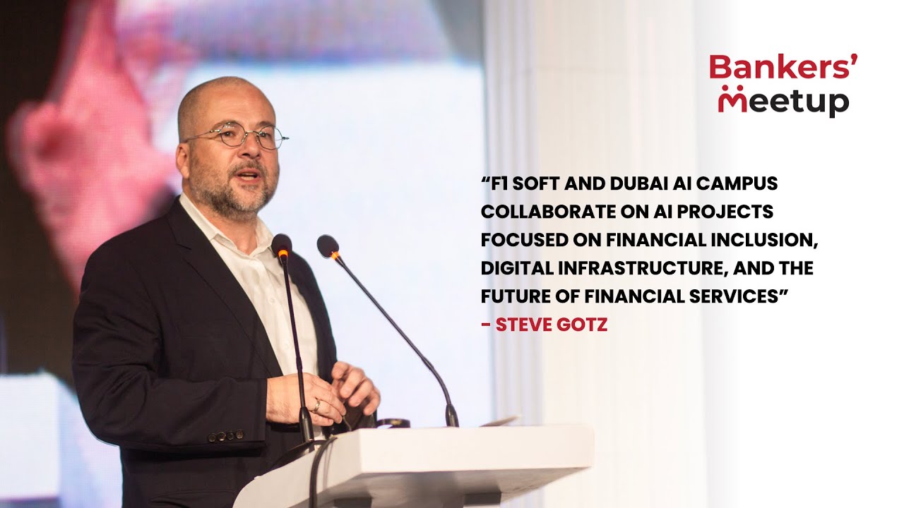 Banker's Meetup 2025: Steve Gotz on DIFC's AI Strategy and F1soft Collaboration