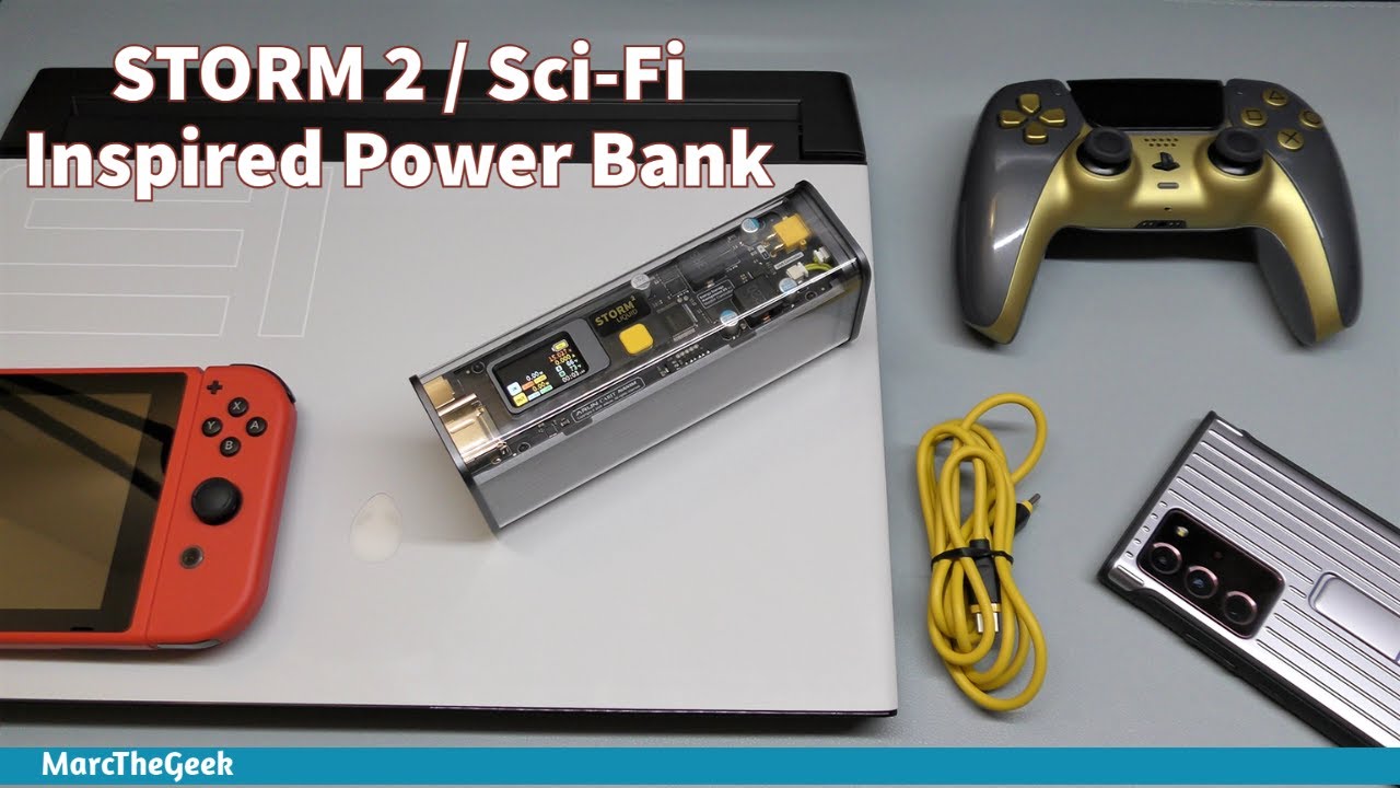 STORM 2 / Sci-Fi Inspired Power Bank Hands On