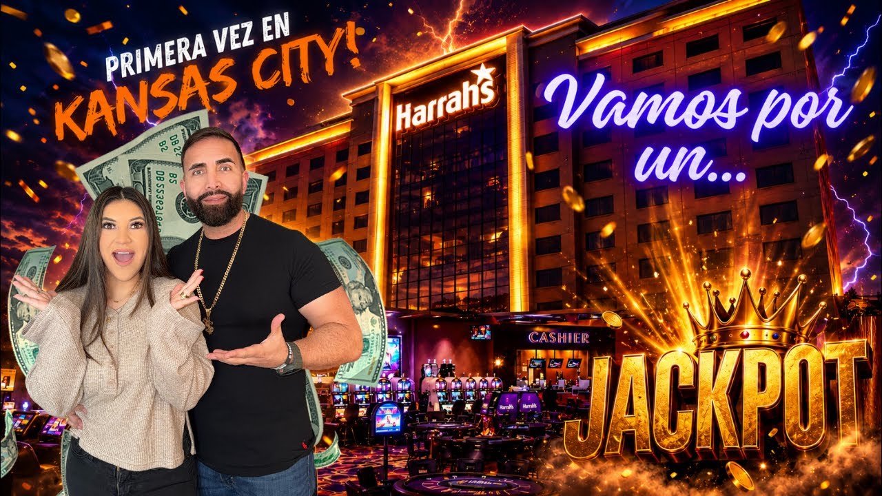 🔴EN VIVO HARRAH&rsquo;S KANSAS CITY POR PRIMERA VEZ!!!! Y VAMOS POR UN JACKPOT!