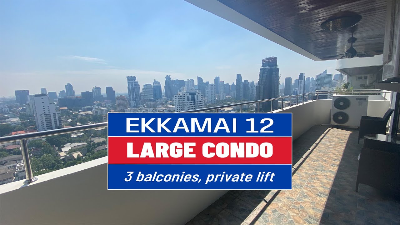 Large Apartment Ekkamai 12 - Bangkok Property Tour