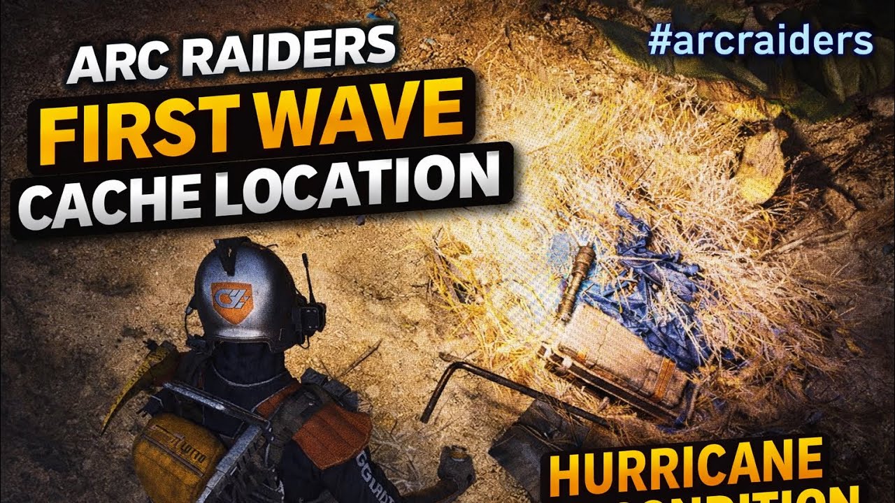 ARC RAIDERS FIRST WAVE CACHE LOCATION HURRICANE MAP CONDITION #arcraiders