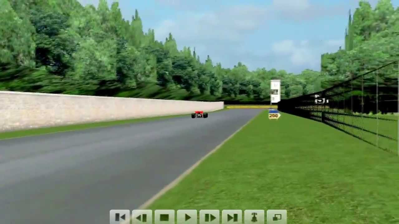 [F1C] Scuderia Ferrari 312/69 @Monza Circuit with Chris Amon (Mod F1 1969 by SamAlex) [HD]