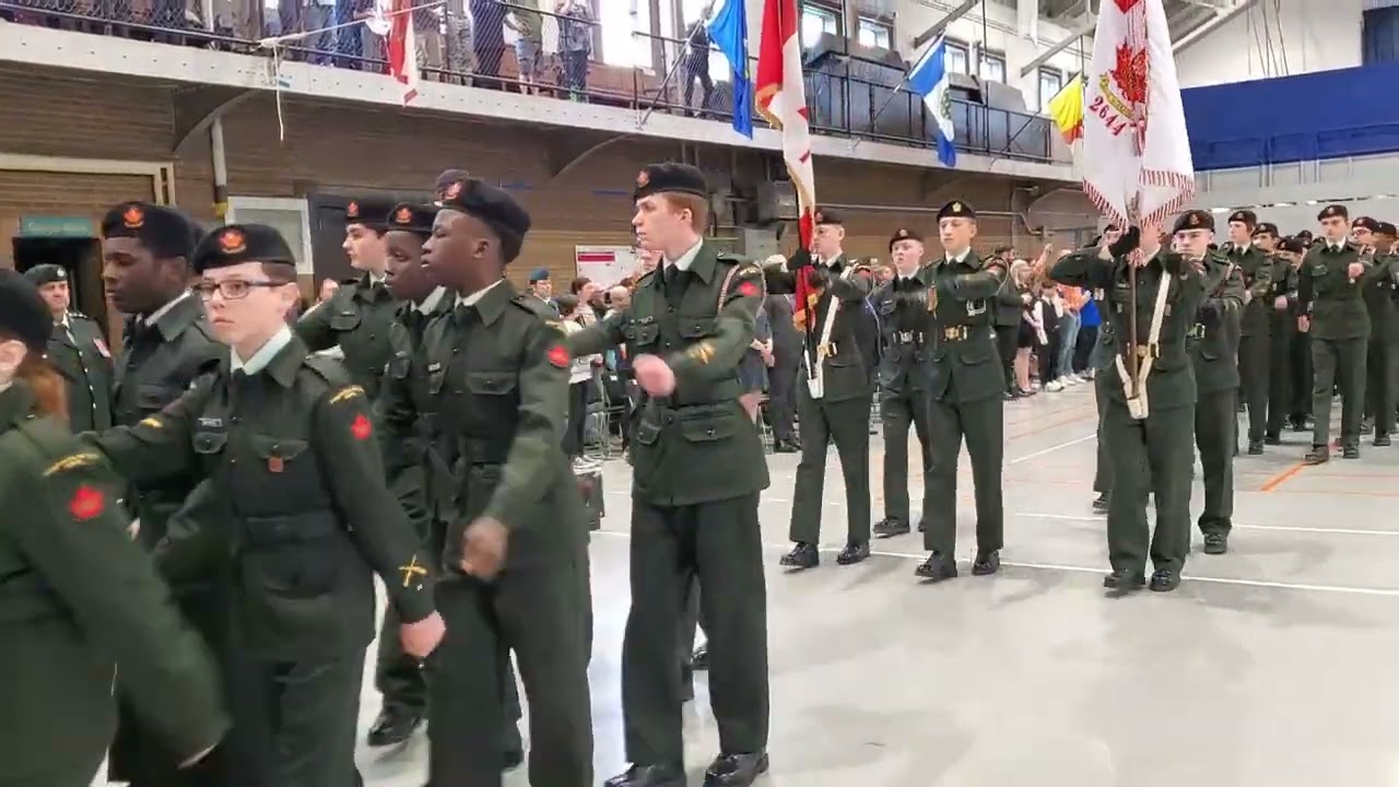 La 64e Revue annuelle du Corps de cadets 2644, Le Régiment de Hull, 11 mai 2024