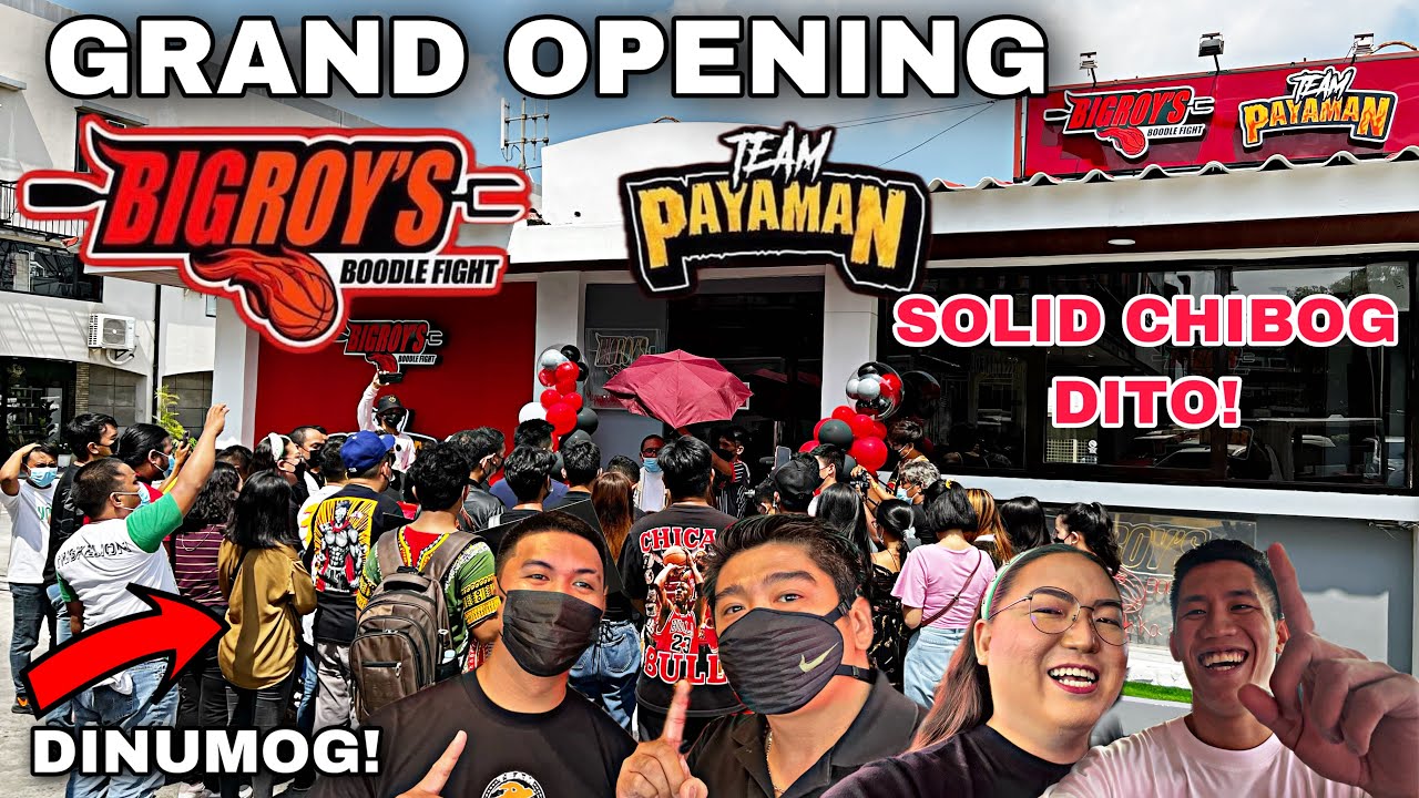 DINUMOG NG MADLA AND GRAND OPENING NG BIGROYS BY TEAM PAYAMAN! | BOODLE FIGHT | @CongTheVlogger