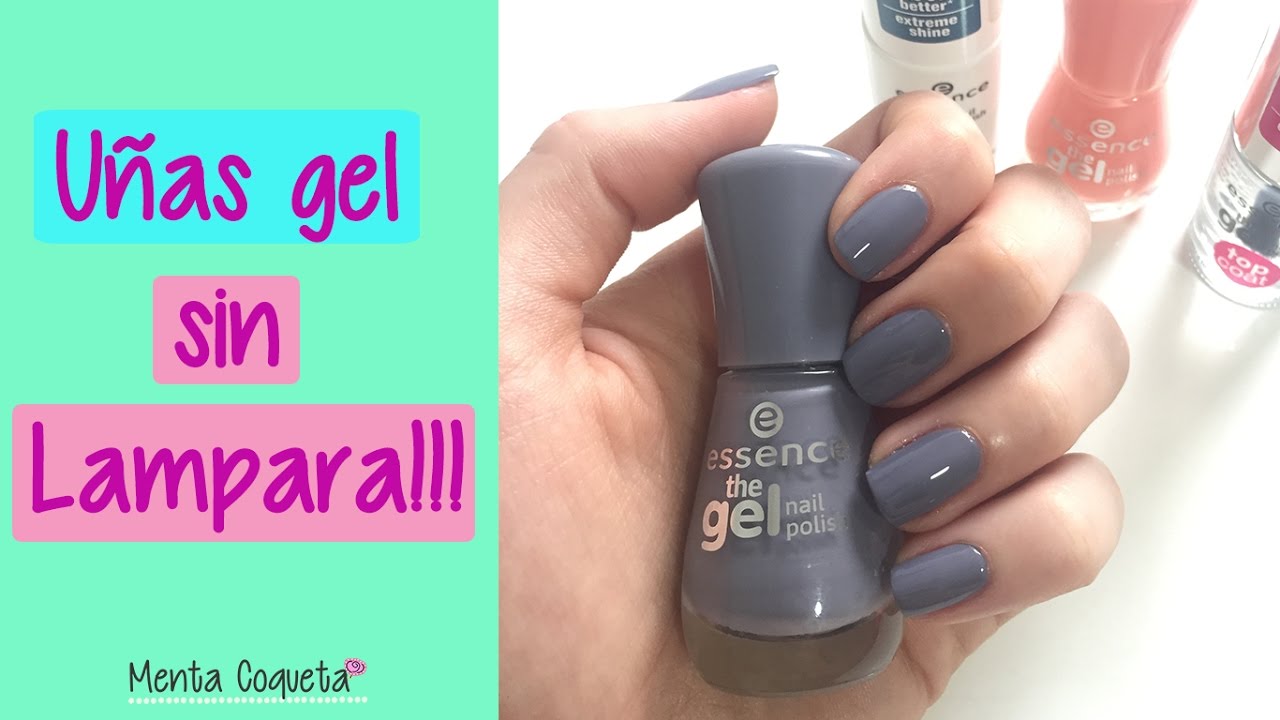 Uñas en gel sin lampara