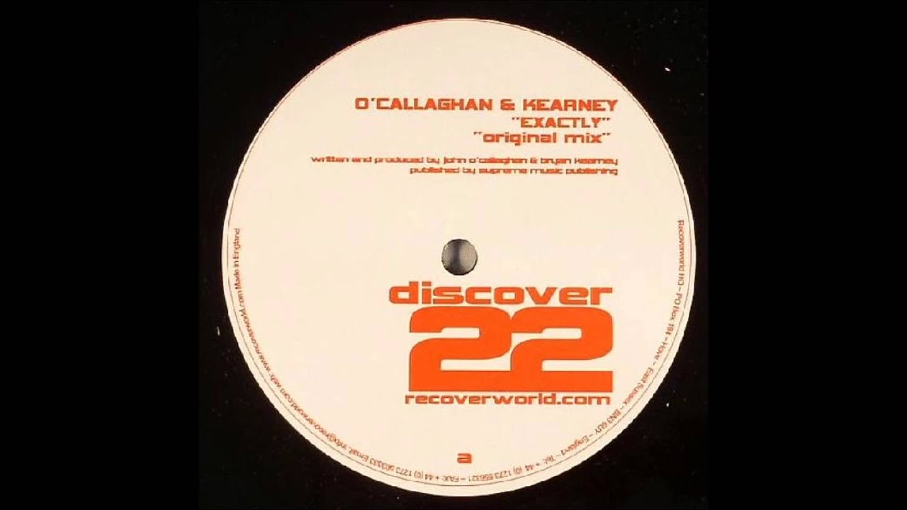 John O'Callaghan & Bryan Kearney - Exactly (Original Mix)