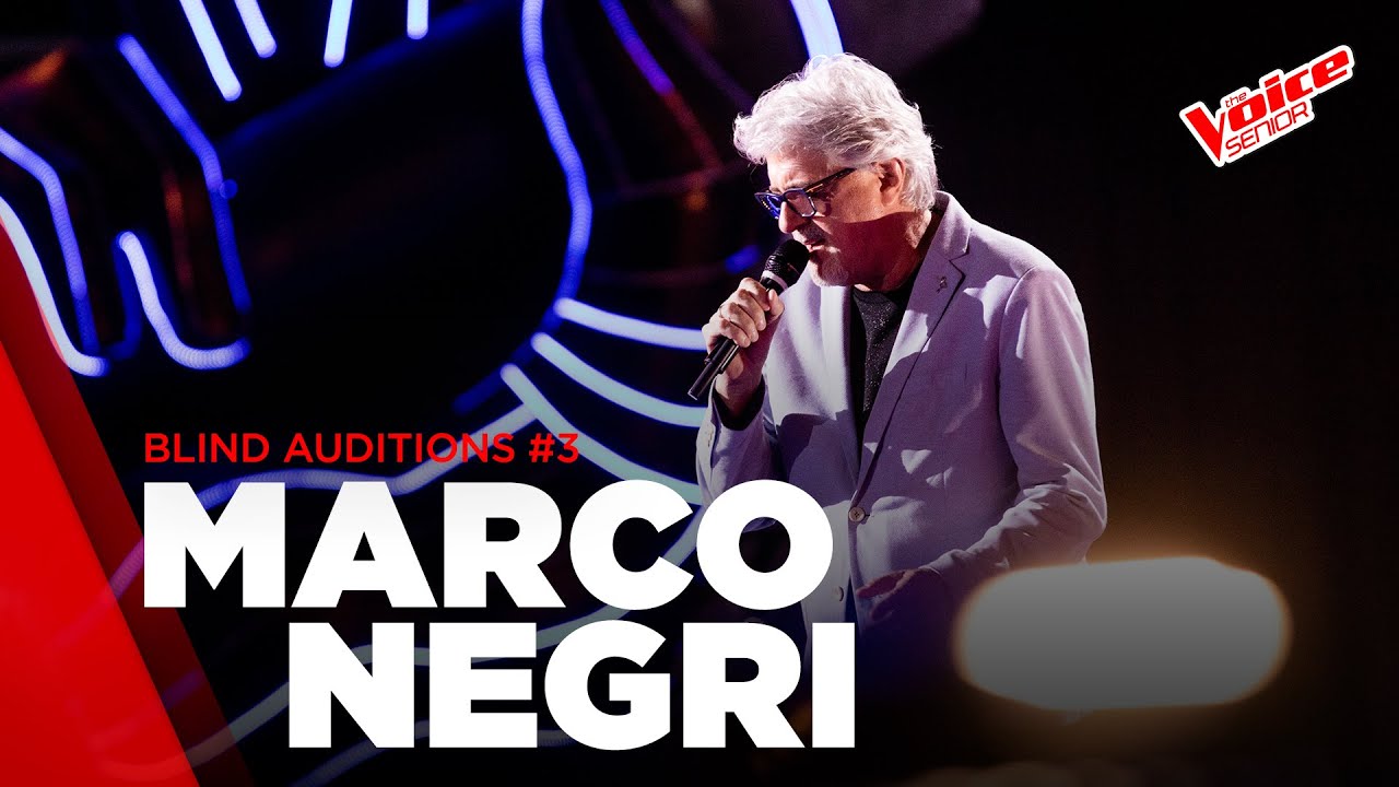 Marco Negri - “Pescatore” | Blind Auditions #3 | The Voice Senior Italy | Stagione 2