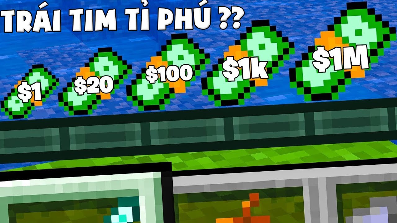 Minecraft Nhưng Noob Sở Hữu Trái Tim Tỉ Phú