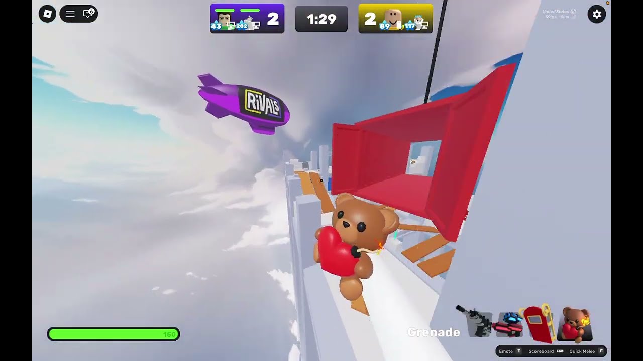 Using RANDOM MAPS AND WEAPONS with my friends In Rivals......