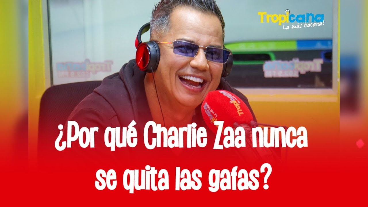 Charlie Zaa: Esta es la curiosa razón por la que no se quita las gafas