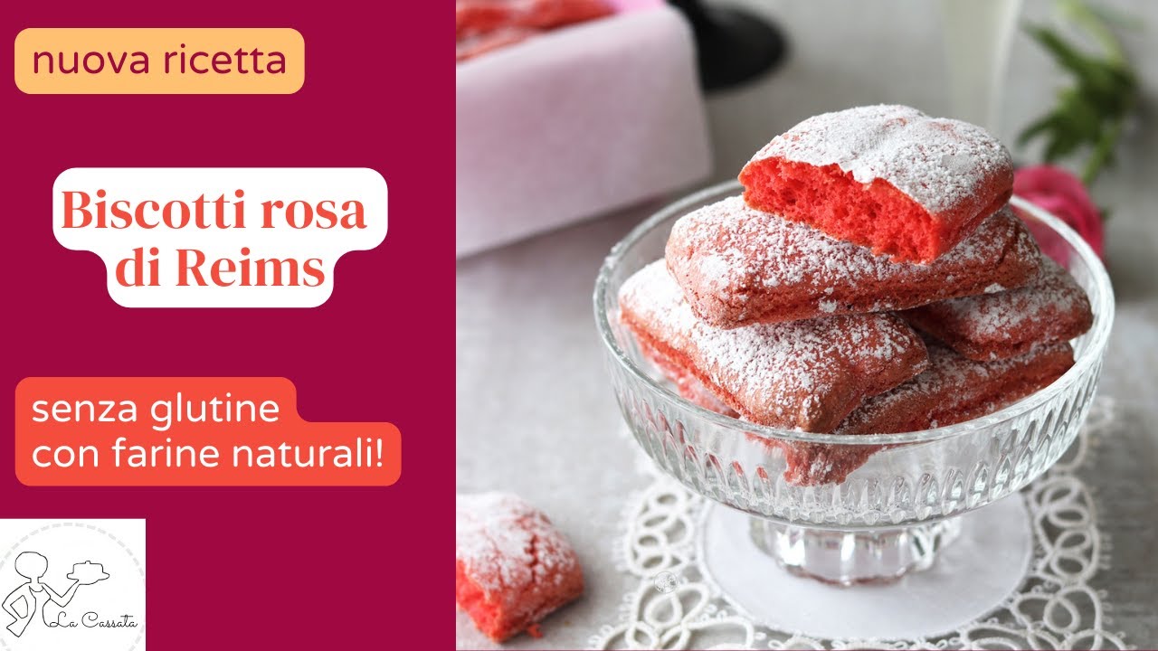 Biscuits roses de Reims sans gluten, sans lactose et sans mix du commerce