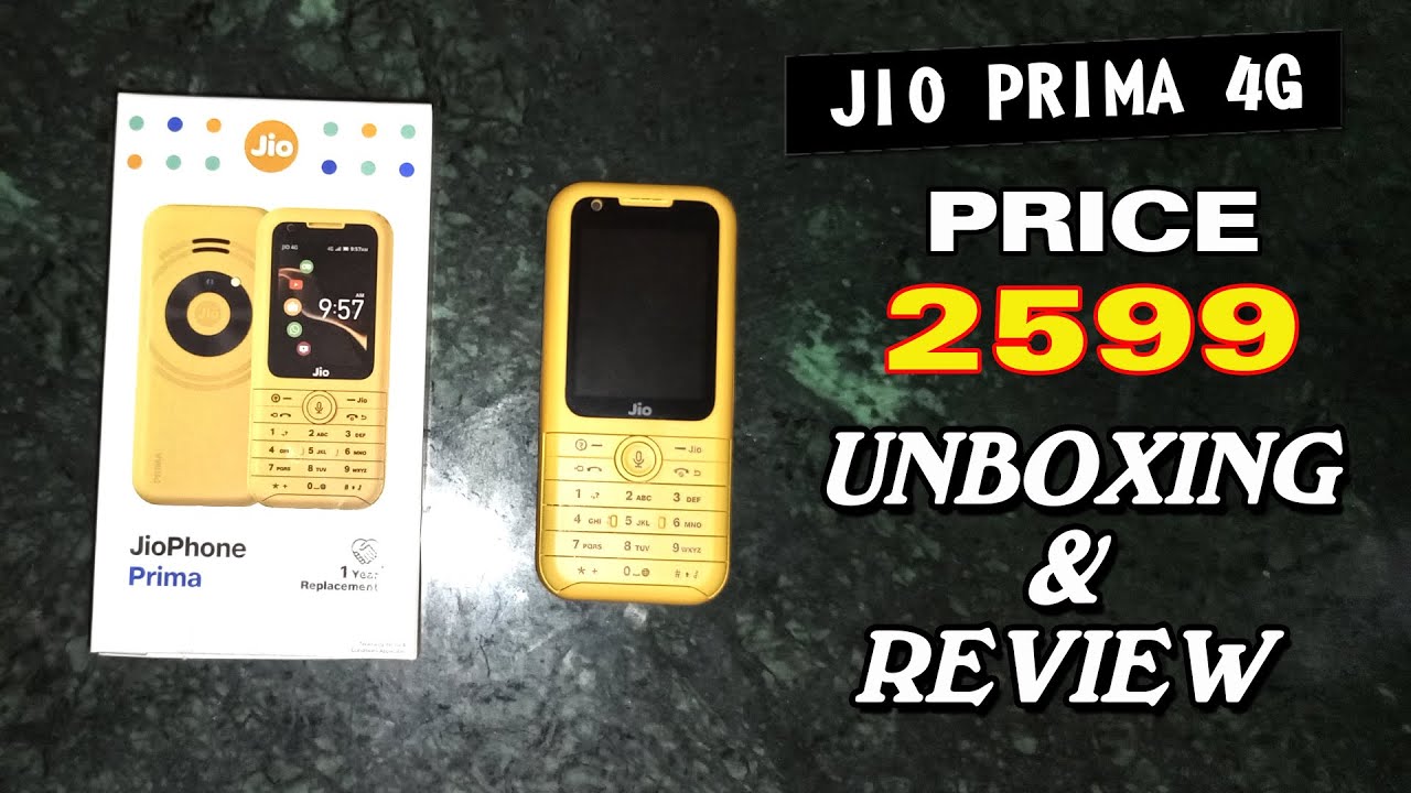 jio phone prima 4g unboxing and review || jio prima 4g features || jio prima 4G full review