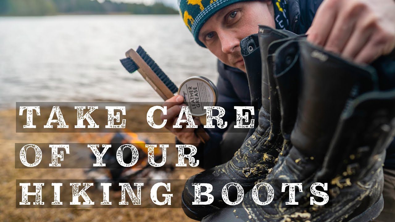 How To TAKE CARE of your HIKING BOOTS - My Yearly Routine