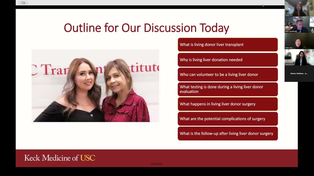 Living Donor Liver Transplant Webinar: Eligibility, Testing, Surgery & Follow-Up