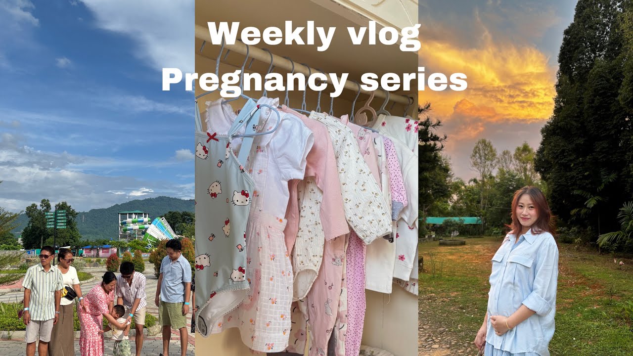 Weekly vlog/ pregnancy series / family outing / aesthetic vlog 