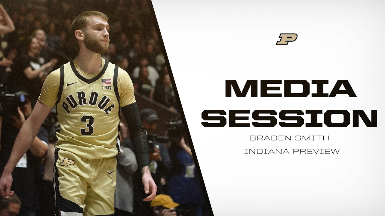 Braden Smith Media Session vs. Indiana | Purdue Men's Basketball