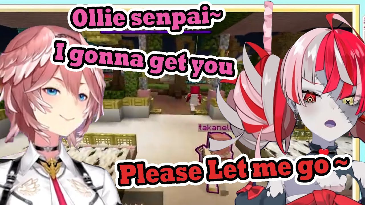 Ollie got chased by Lui for 5 minutes straight in the HoloX dorokei 【Kureiji Ollie/ Takane Lui】