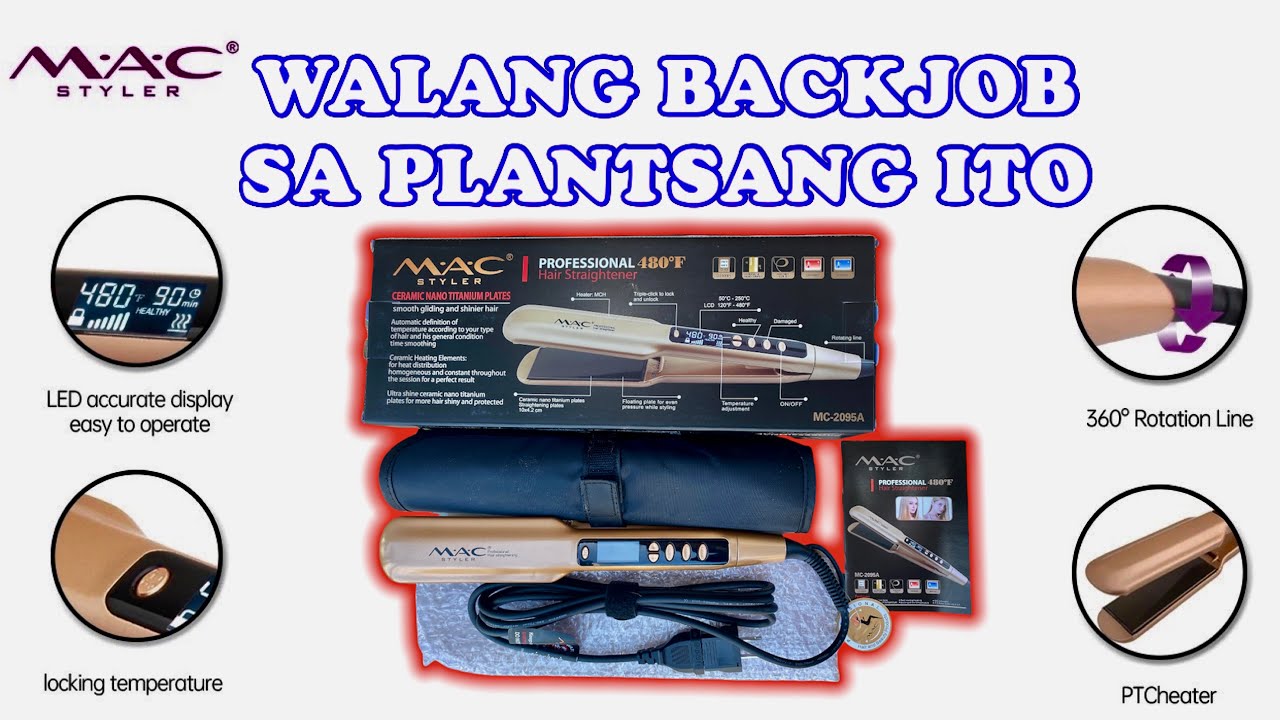 MAC STYLER PROFESSIONAL HAIR IRON MC-2059A | THE BEST HAIR IRON EVER