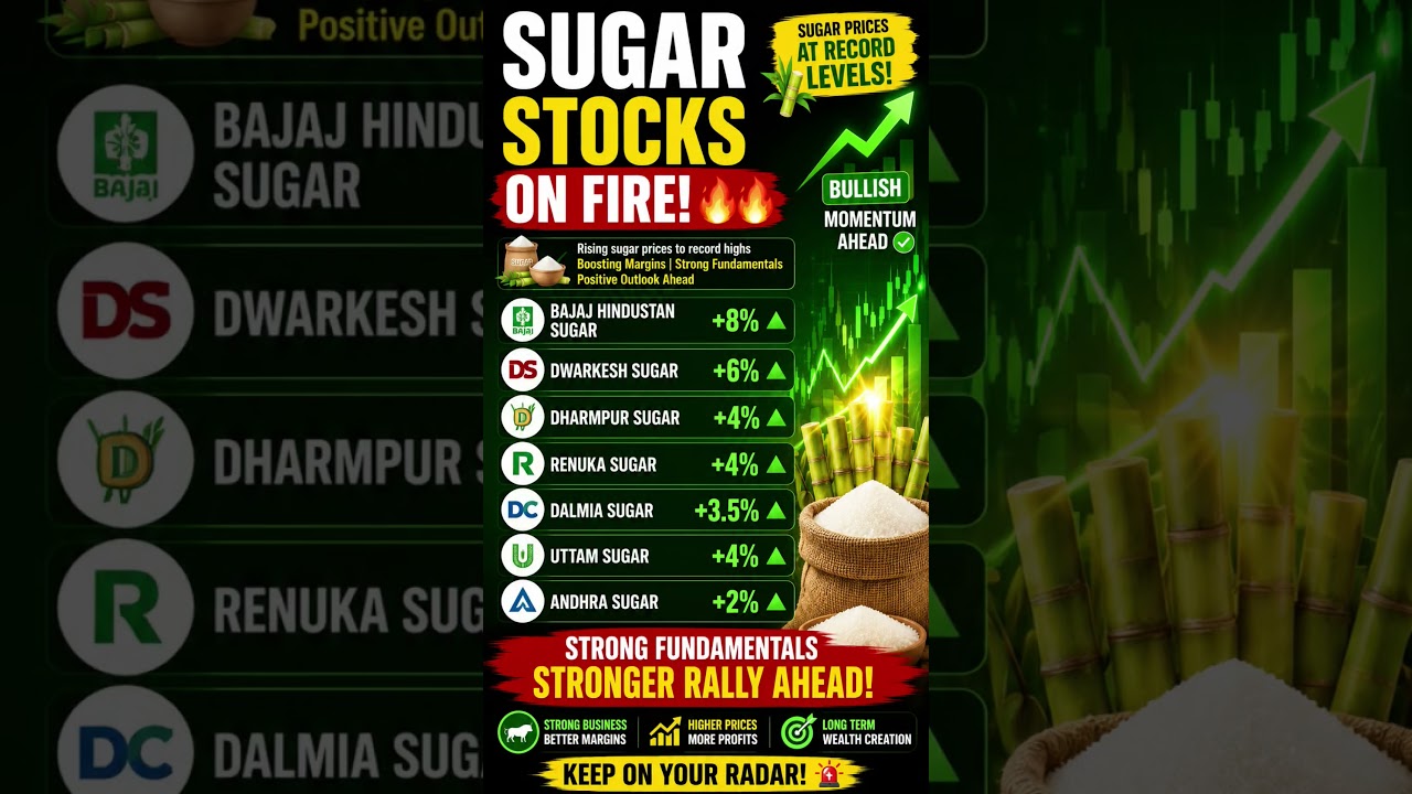Sugar Stocks on fire Bullish | sugar Stocks latest news #sugar #sugarstocks #bullish #buy #analysis