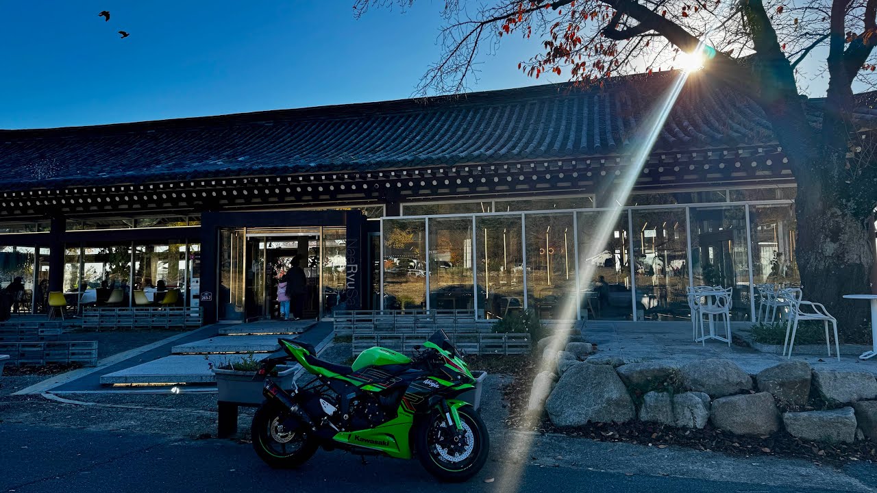 KAWASAKI ZX6R / GYEONG JU / cafe riding / 4K
