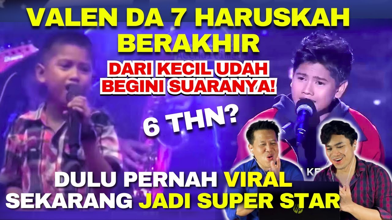 Gemes Valen Umur 6 Tahun Bawakan “Haruskah Berakhir” Bisa-bisanya Nyanyi Semerdu Ini?! | Reaction