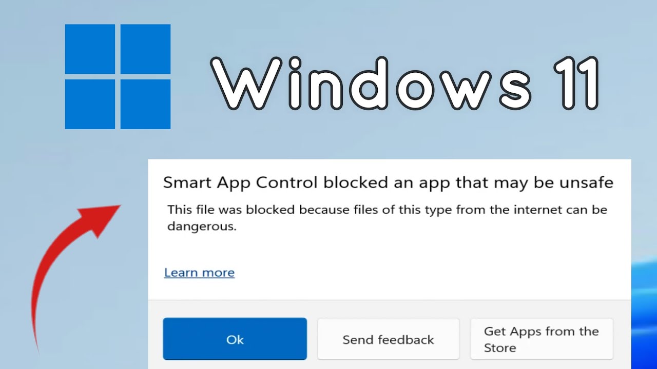 How to fix Smart App Control blocked an app that may be unsafe in Windows 11