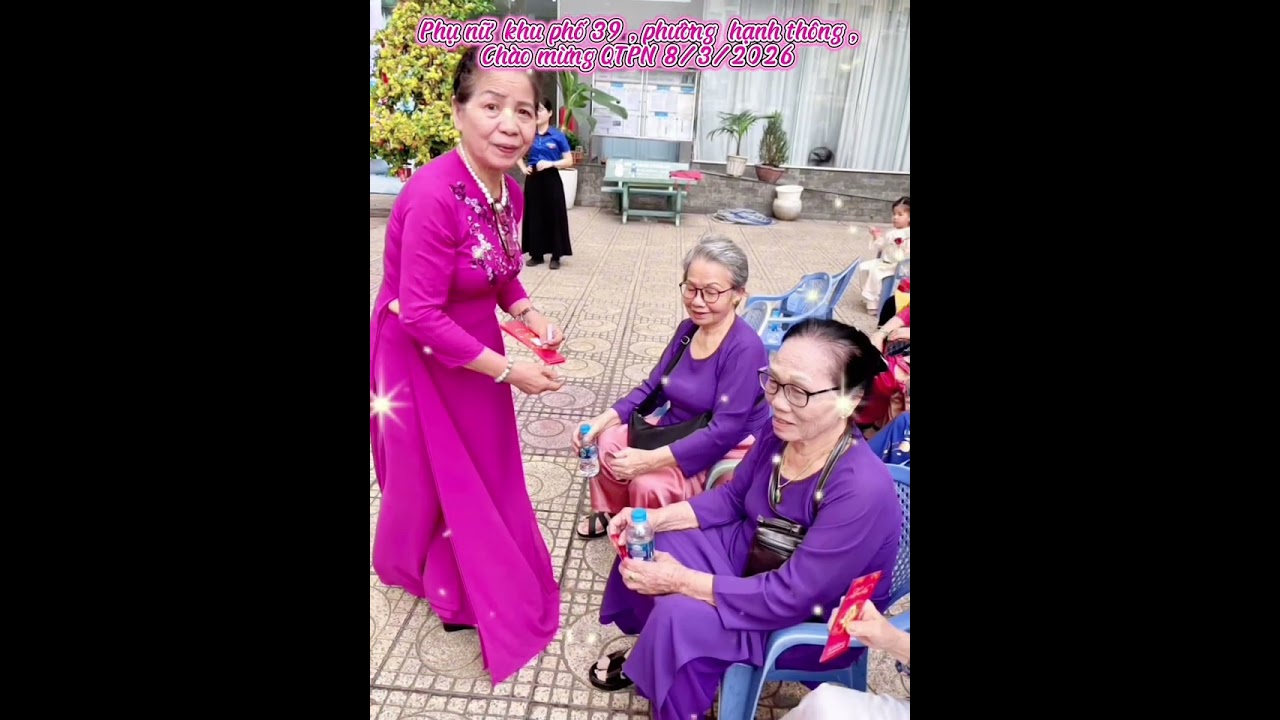 Kỷ Niệm 8/3 phụ nữ khu phố 39 , phường Hạnh Thông . TPHCM