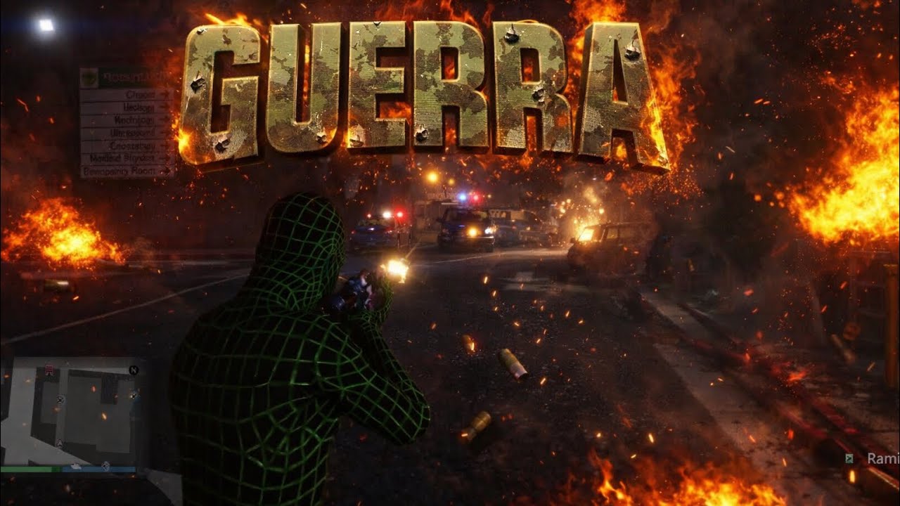 GTA V ONLINE - Un día común en el mapa abierto 