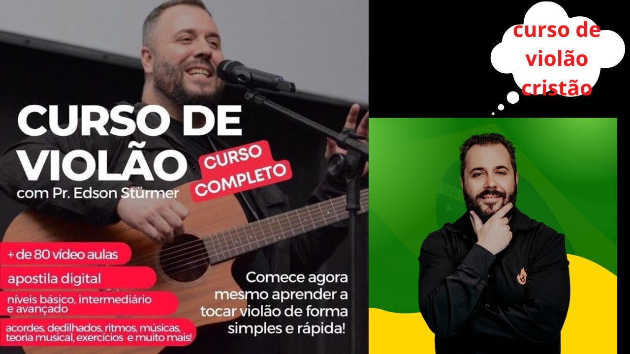 curso de viol&atilde;o crist&atilde;o - curso de viol&atilde;o gospel - (Curso Completo) com Pr. Edson St&uuml;rmer