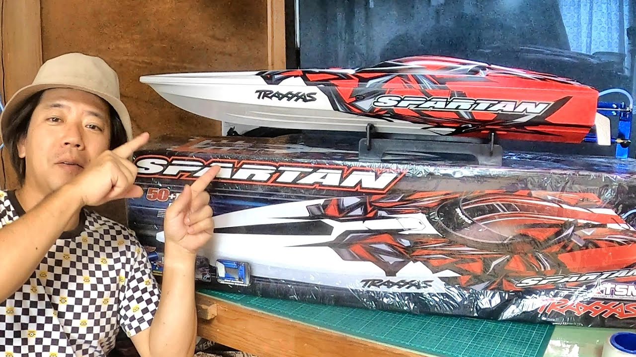 Traxxas Spartan 6S First Run Speed Test and ESC setting to use LiPo battery