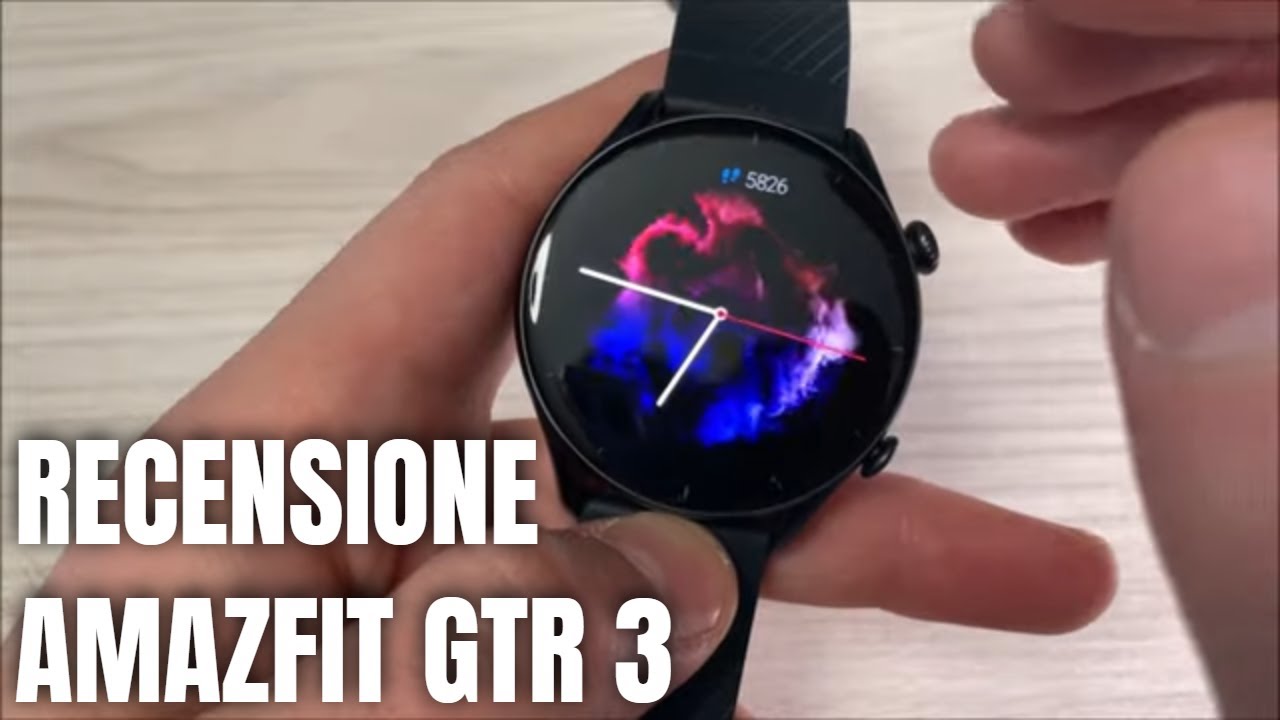 Recensione AMAZFIT GTR 3, a metà tra smartband e smartwatch
