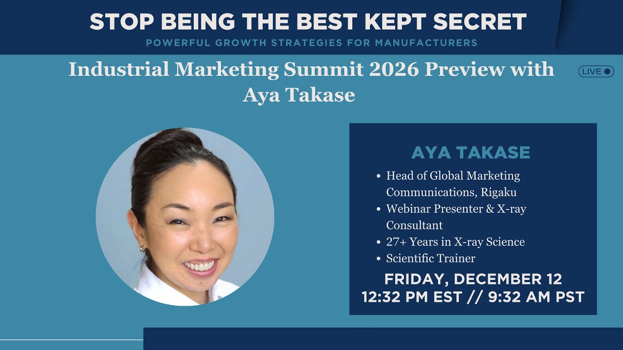 Industrial Marketing Summit 2026 Preview with Aya Takase