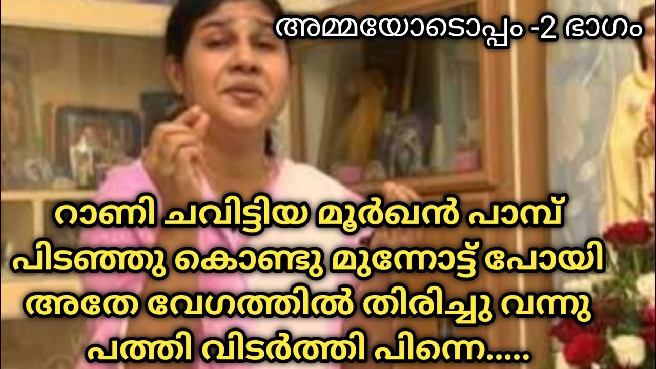 റാണി ചവിട്ടിയ മൂർഖൻ പാമ്പ് ഓടി പോയി അതേ വേഗത്തിൽ തിരിച്ചു വന്നു പത്തി വിടർത്തി പിന്നെ സംഭവിച്ചത്